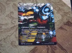 MTG Borderless Raph's Jitte (Umezawa's Jitte) x1 Mythic TMNT Commander NM Low SH - Image 1
