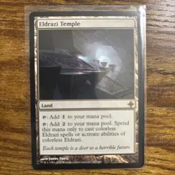 Eldrazi Temple Rise of the Eldrazi Regular Card, Near Mint Condition - Image 1