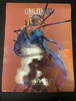Magic the Gathering x Final Fantasy - Firion Foil Store Exclusive Promo Poster - Image 1