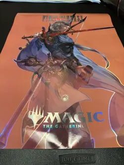 Magic the Gathering x Final Fantasy - Firion Foil Store Exclusive Promo Poster - Image 3