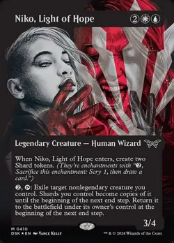 Niko, Light of Hope * Showcase C Textured Foil * DSK Duskmourn: House of Horror - Image 1