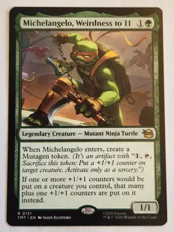 Michelangelo, Weirdness to 11 Teenage Mutant Ninja Turtles Regular Rare NM+ - Image 1