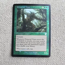 Magic: The Gathering Primeval Titan Foil Timeshifted Time Spiral Remastered 365 - Image 1