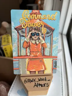 ✨Wes Anderson Moonrise Kingdom Command Tower✨ Magic the Gathering Altered Art - Image 1