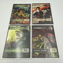 4x MTG Star City Games SCG Player Autographed Sam Black Reid Duke Todd Anderson - Image 1