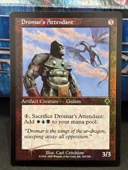 Dromar's Attendant FOIL Invasion Artifact Uncommon MAGIC MTG NM UP - Image 1