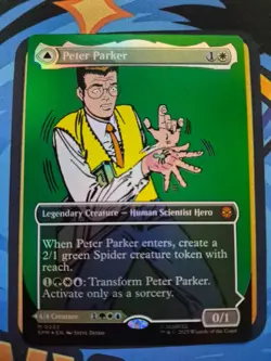 Peter Parker / Amazing Spider-Man M 0233 Borderless Foil | Magic The Gathering - Image 1