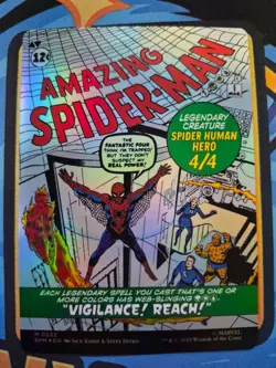 Peter Parker / Amazing Spider-Man M 0233 Borderless Foil | Magic The Gathering - Image 2