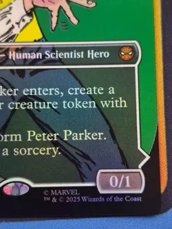 Peter Parker / Amazing Spider-Man M 0233 Borderless Foil | Magic The Gathering - Image 5