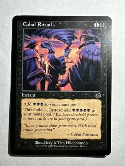 Cabal Ritual Torment Mtg Magic the Gathering MP - Image 1