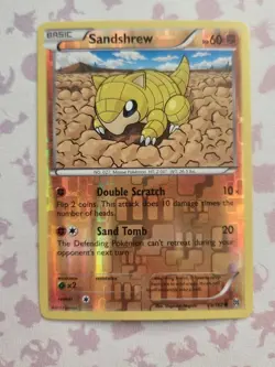 Sandshrew XY BREAKthrough Reverse Bolo 75/162 NM Pokemon Tcg Carx +🎁 - Image 1
