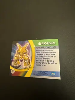 ALAKAZAM Advanced Challenge POKEMON Non-Holo 2004 TOPPS Trading Card #2 - Image 4