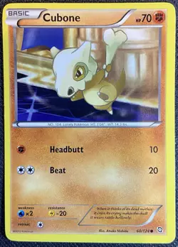 Cubone 60/124 Dragons Exhalted Pokemon English Non Holo 2012 - Image 1