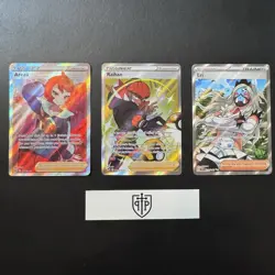 Pokemon TCG - Full Art Trainer Lot (x3) - Eri, Arezu, Raihan - Image 1