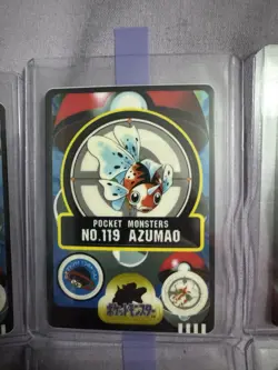 Pokemon Bandai Sealdass Sticker Cards Bundle - 1997/98 - 9 in Total - Image 5