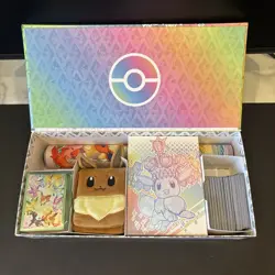 Pokemon Prismatic Evolutions UPC (NO PACKS) Accessories And Box - Image 1