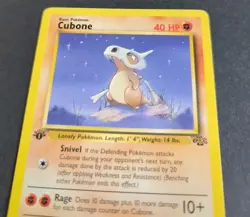 1999 Pokemon Cubone First Edition Jungle Set 50/64 Jungle Regular Stamped - Image 5