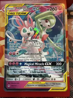 Pokemon Gardevoir & Sylveon GX TAG TEAM Holo Unbroken Bonds 130/214 - Image 1