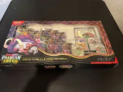 Pokemon TCG PALDEAN FATES Great Tusk Iron Treads Ex Premium Collection ✅ NEW - Image 1
