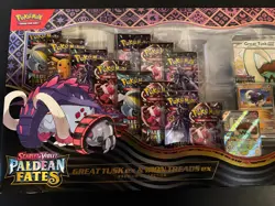 Pokemon TCG PALDEAN FATES Great Tusk Iron Treads Ex Premium Collection ✅ NEW - Image 2