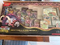 Pokemon TCG PALDEAN FATES Great Tusk Iron Treads Ex Premium Collection ✅ NEW - Image 5