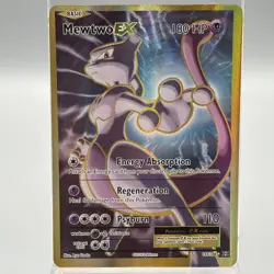 Pokemon TCG 2016 Mewtwo EX Full Art 103/108 Evolutions Holo NM - Image 1
