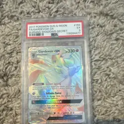 Pokemon 2017 Burning Shadows Secret Rare Gardevoir GX #159 Full Art Holo PSA 5 - Image 2