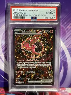2025 POKEMON MEP ULTRA-PREMIUM COLLECTION PROMO #024 ORICORIO EX PSA 10 - Image 1