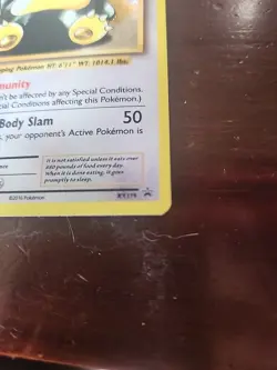 Pokemon TCG - Snorlax - XY179 - Holo Black Star Promo - Image 3