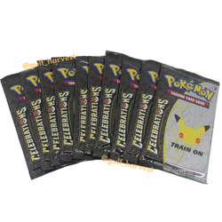 Lot of (10) Pokemon TCG Celebrations 25th Booster Packs - NEW/SEALED UNWEIGHED 820650809439 - Image 1