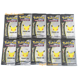Lot of (10) Pokemon TCG Celebrations 25th Booster Packs - NEW/SEALED UNWEIGHED 820650809439 - Image 2