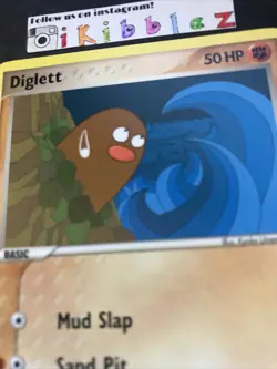 Diglett 50/100 NM Vintage Crystal Guardians Pokemon. Free Tracked Shipping! - Image 2