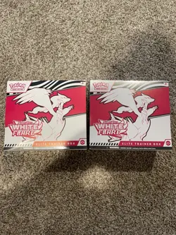 Pokemon TCG White Flare Elite Trainer Box Factory Sealed Lot Of 2 - Image 1