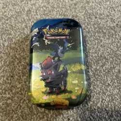 Pokemon TCG Mega Evolution Ascended Heroes Mini Tin Zorua & Cramorant New Sealed - Image 1