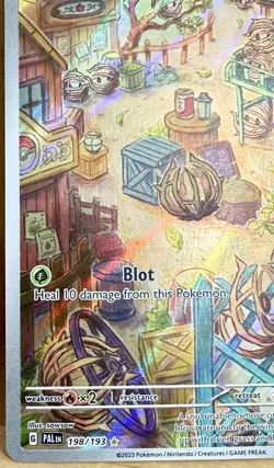 Bramblin 198/193 Sv02: Paldea Evolved Illustration Rare Full Art Holo Pokemon - Image 4