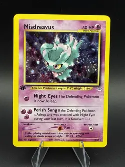 Pokemon Misdreavus 11/64 1st Edition Neo Revelation Holo Rare Vintage TCG - Image 1