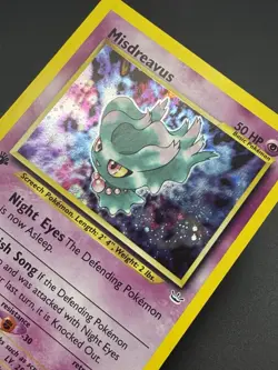 Pokemon Misdreavus 11/64 1st Edition Neo Revelation Holo Rare Vintage TCG - Image 3