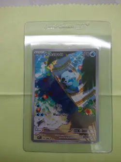 Pokemon Oshawott 105/086 Illustration Rare Holo SV White Flare TCG Near Mint - Image 3
