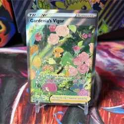 Pokemon Gardenia's Vigor GG61/GG70 Crown Zenith Ultra Rare Full Art Holo Trainer - Image 1