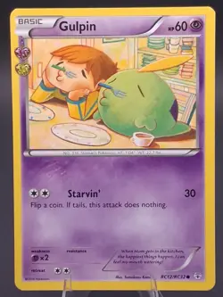 Pokemon TCG Gulpin RC12/RC32 Generations Radiant Collection Common LP - Image 1