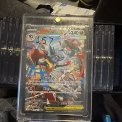 Pokemon Mega Lucario EX Holo 179/132 Me01 Special Illustration Rare 340 HP - Image 1