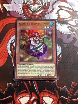 Sanaki the Mikanko Devotee-Ultra Rare - 1St Edition - MZMU-EN017 - Maze of Mu... - Image 1