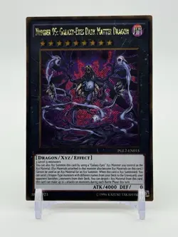 Yu-Gi-Oh! Galaxy-Eyes Dark Matter Dragon Gold Rare Unlimited PGL2-EN015 LP / VLP - Image 1