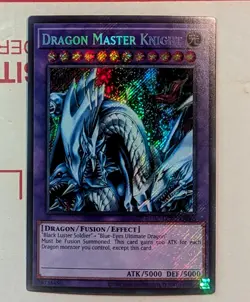 Dragon Master Knight LCKC-EN065 Unlimited Edition Secret Rare Yu-Gi-Oh! - Image 1