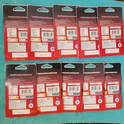 Lot of 10 One Piece Sleeved Blister Packs 6 OP-13 and 4 EB-03 - Image 2