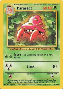 Parasect 41/64 Jungle Uncommon - Pokemon TCG - LP - Image 1
