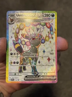 Pokemon Prismatic Evolutions Umbreon ex 176 SVP176 Figure Collection Promo NM - Image 2