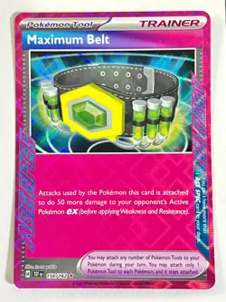 Maximum Belt 154/162 Ace Spec Temporal Forces Pack Fresh Pokemon - Near Mint NM - Image 1