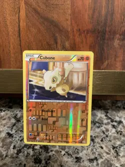 Pokemon Cubone 60/124 B&W Dragons Exalted Reverse Holo - Image 1