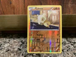Pokemon Cubone 60/124 B&W Dragons Exalted Reverse Holo - Image 2